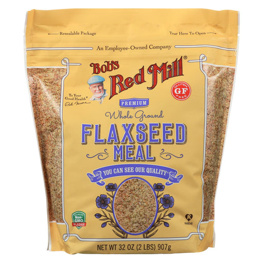 Bob's Red Mill Flaxseed Meal - Gluten Free - Case Of 4 - 32 Oz