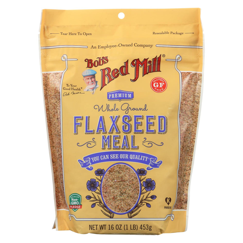 Bob's Red Mill Flaxseed Meal - Gluten Free - Case Of 4 - 16 Oz