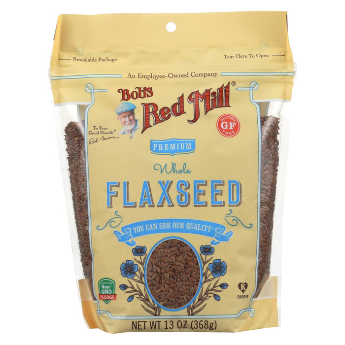 Bob's Red Mill Flaxseeds - Gluten Free - Case Of 6 - 13 Oz
