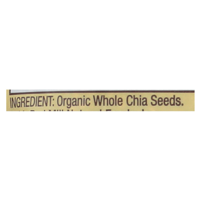 Bob's Red Mill Organic Seeds - Chia - Case Of 6 - 12 Oz