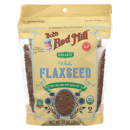Bob's Red Mill Organic Flaxseeds - Brown - Case Of 6 - 13 Oz