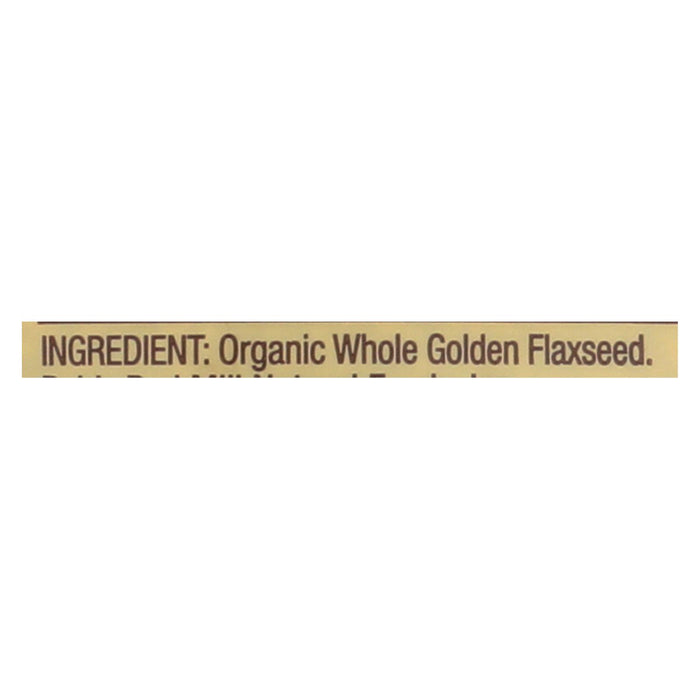 Bob's Red Mill Organic Flaxseeds - Golden - Case Of 6 - 13 Oz