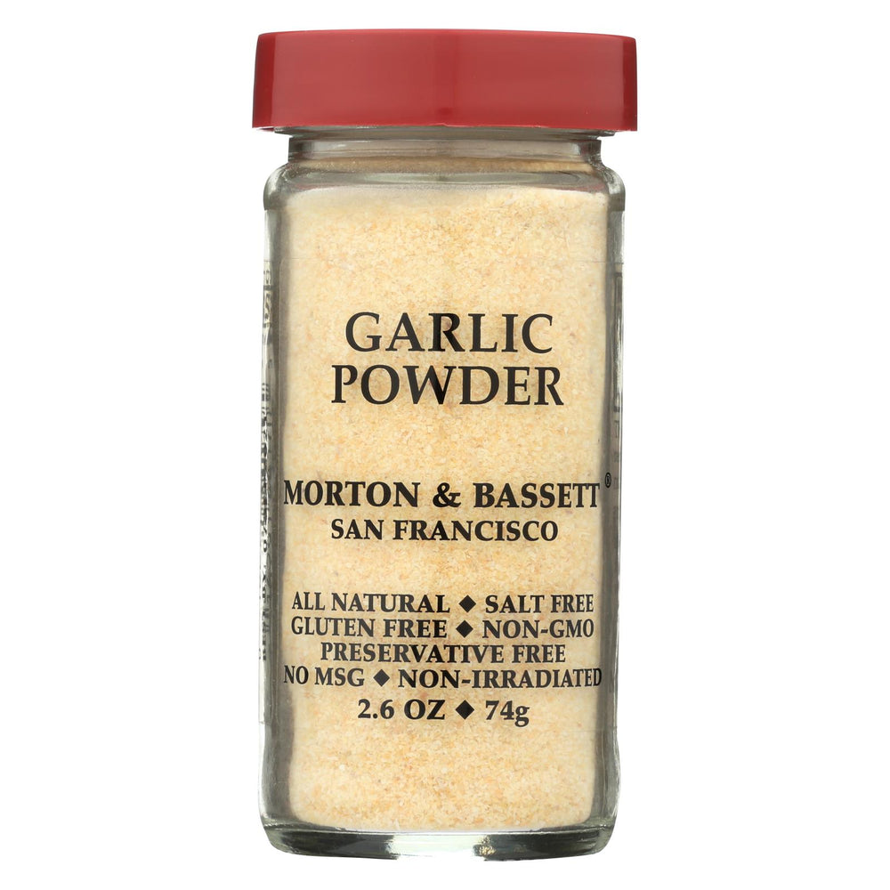 Morton And Bassett - Seasoning - Garlic Powder - Case Of 3 - 2.6 Oz.