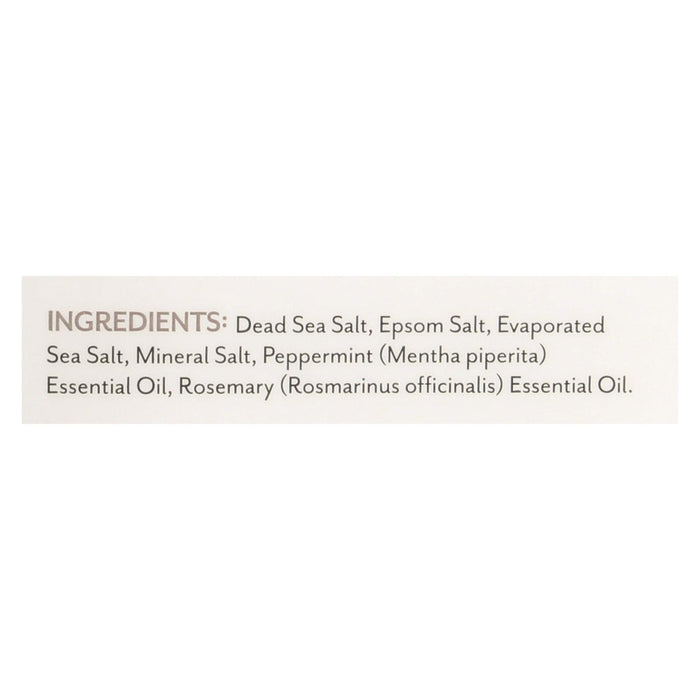 Soothing Touch Bath Salts - Peper Rosemary - Case Of 6 - 8 Oz