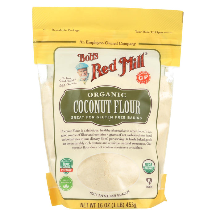 Bob's Red Mill Flour - Organic - Coconut - Case Of 4 - 16 Oz