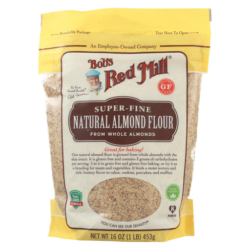 Bob's Red Mill Flour - Almond - Natural - Case Of 4 - 16 Oz