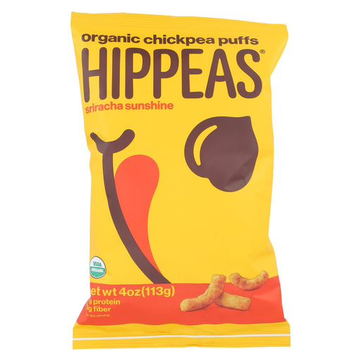 Hippeas Chickpea Puff - Organic - Sriracha - Case Of 12 - 4 Oz