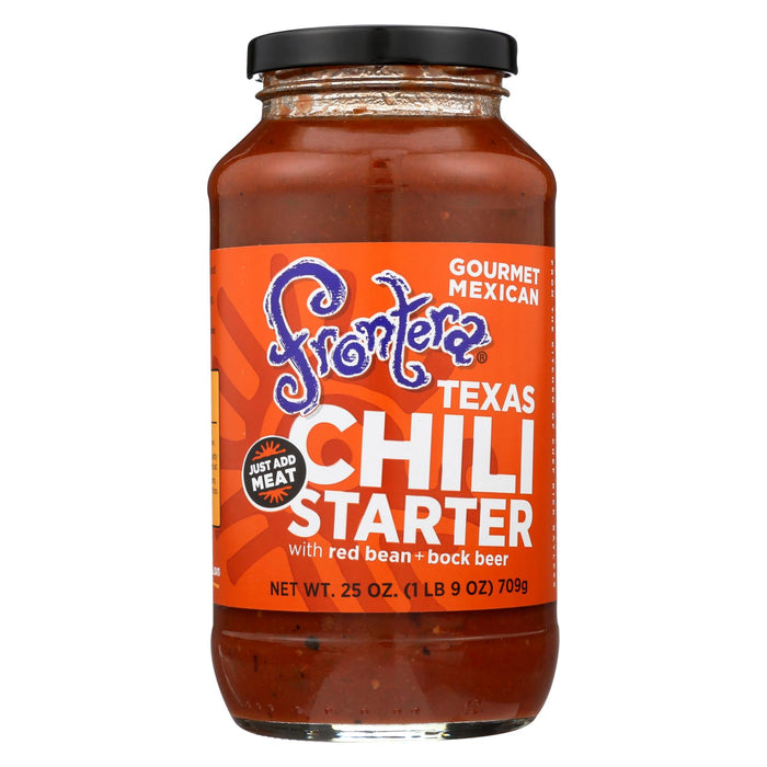 Frontera Foods Chili Starter - Texas - Case Of 6 - 25 Oz