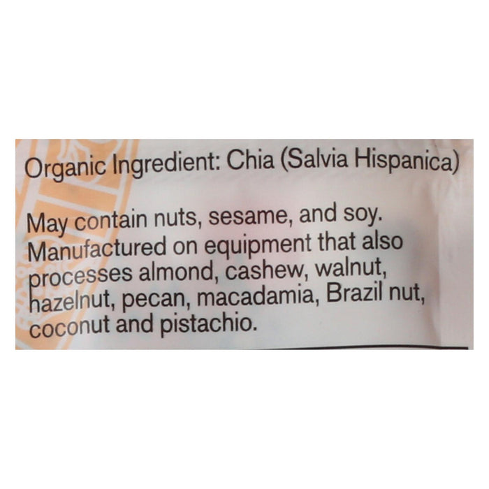 Prana Organics Chia - Organic - Whole - Black - Case Of 6 - 12 Oz