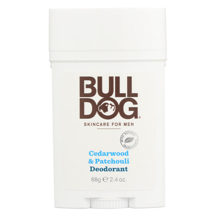 Bulldog Natural Skincare Deodorant - Cedrwood - Patchouli - 2.4 Oz