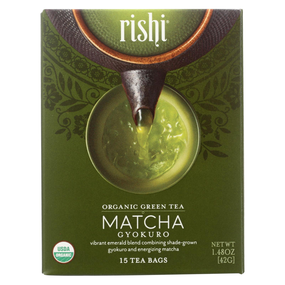 Rishi - Tea - Matcha Gyokuro - Case Of 6 - 15 Bags
