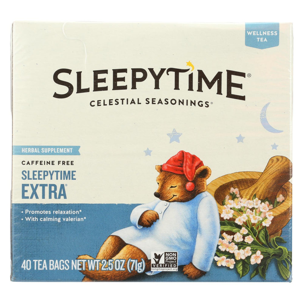 Celestial Seasonings Herb Tea - Sleepytime Extra - Case Of 6 - 40 Bag