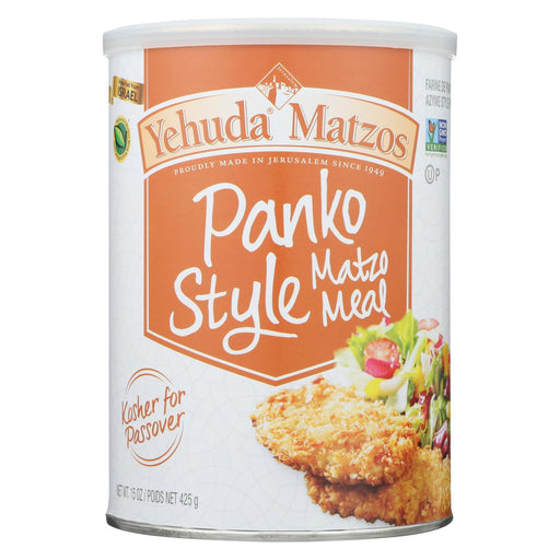 Yehuda Matzo Meal - Panko Style - Case Of 12 - 15 Oz