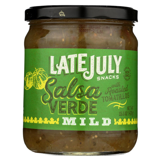 Late July Snacks Salsa - Verde - Case Of 12 - 15.5 Oz.
