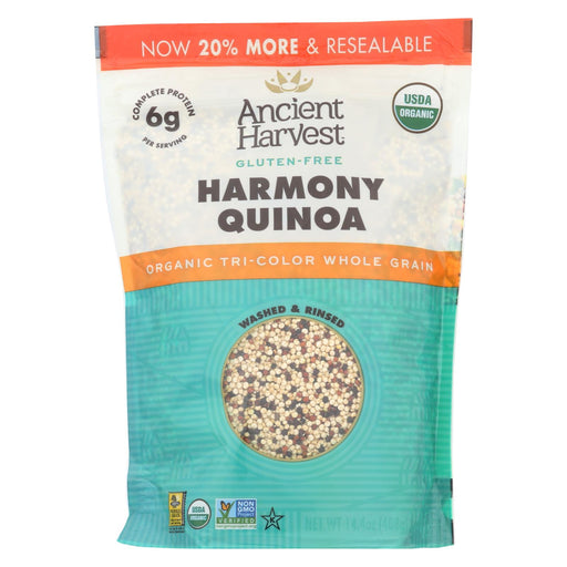 Ancient Harvest Organic Quinoa - Tri-color Harmony Blend - Case Of 12 - 14.4 Oz