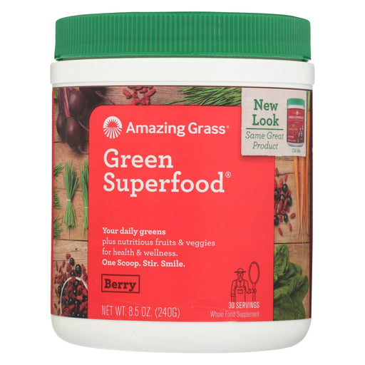 Amazing Grass Green Superfood - Berry - 30 Servings - 8.5 Oz.