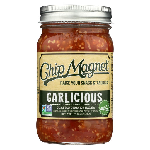 Chip Magnet Salsa Sauce Appeal Salsa - Garlicious - Case Of 6 - 16 Oz