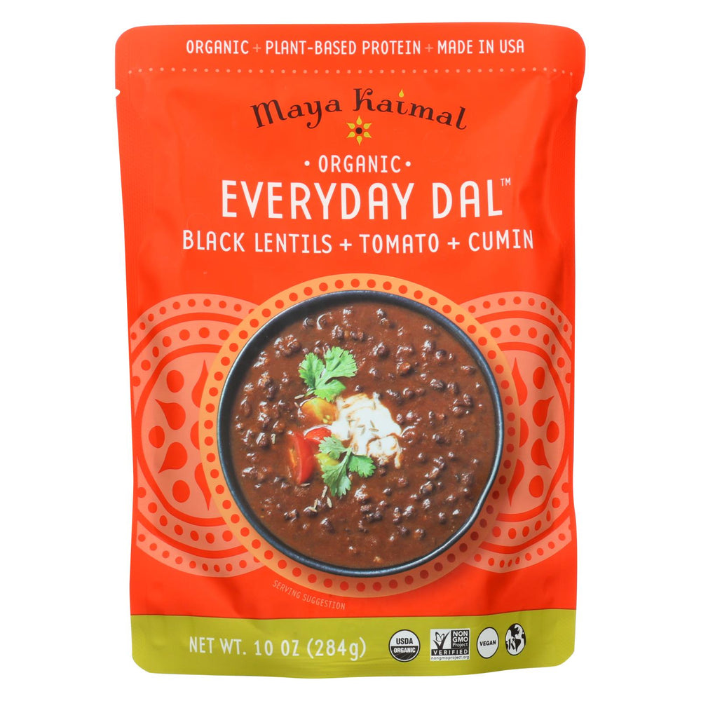 Maya Kaimal - Organic Everyday Dal - Black Lentil Tomato Cumin - Cs Of 6 -10 Oz