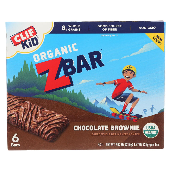 Clif Kid Zbar - Chocolate Brownie - Case Of 9 - 7.62 Oz