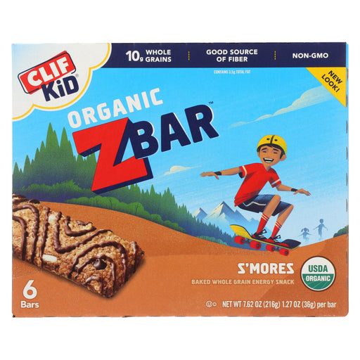 Clif Kid Zbar - Smores - Case Of 9 - 7.62 Oz