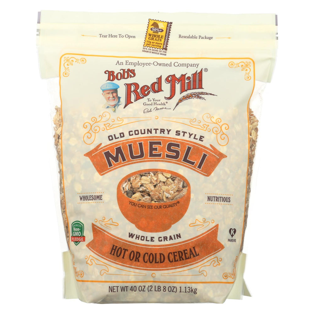 Bob's Red Mill Cereal - Muesli - Hot Or Cold - Case Of 4 - 40 Oz