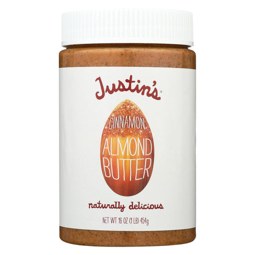Justin's Nut Butter Almond Butter - Cinnamon - Case Of 6 - 16 Oz.