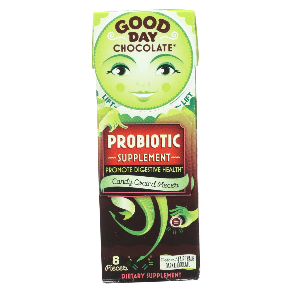 Good Day Chocolate Chocolate Pieces - With Probiotic - Case Of 12 - .99 Oz