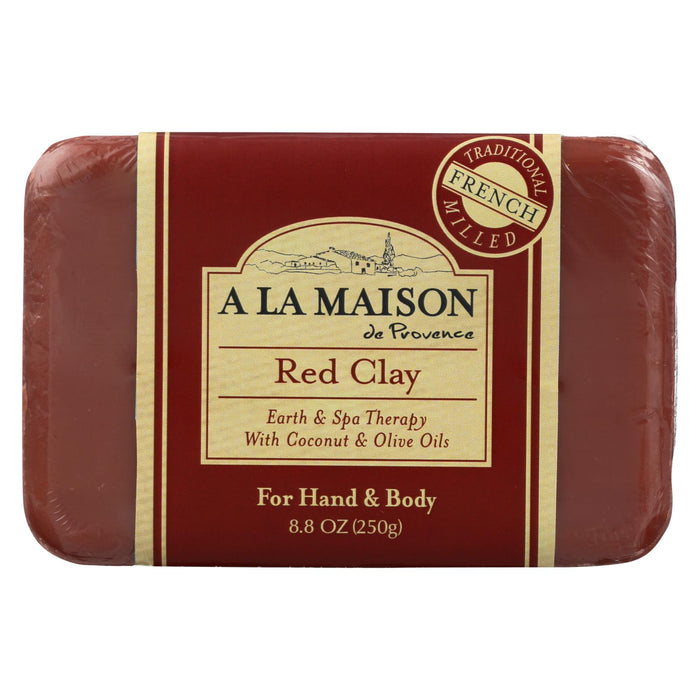 A La Maison Bar Soap - Red Clay - 8.8 Oz