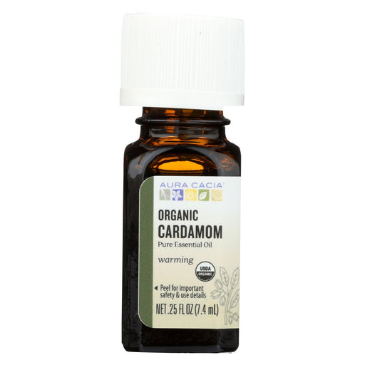Aura Cacia Essential Oil - Cardamom - Case Of 1 - .25 Fl Oz.