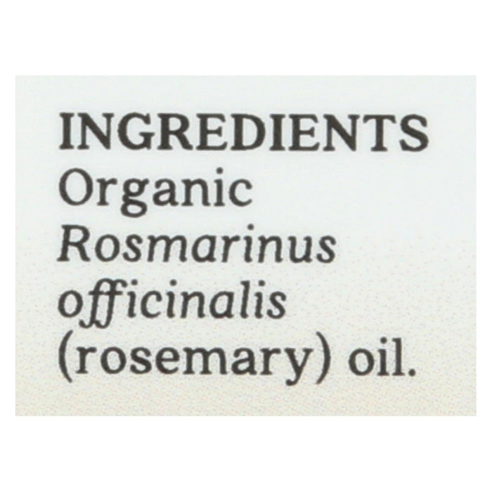 Aura Cacia Essential Oil - Rosemary, Verbenone - Case Of 1 - .25 Fl Oz.