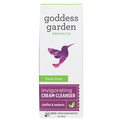 Goddess Garden Fresh Start Gentle Cream Cleanser - Case Of 4 - 4 Fl Oz.
