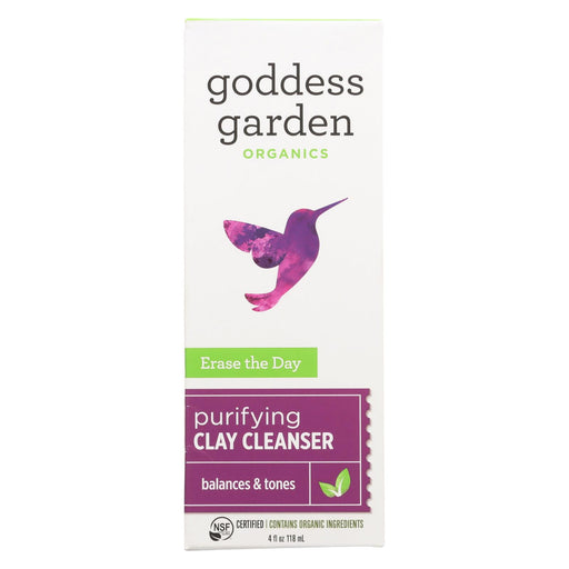 Goddess Garden Erase The Day Mineral-removing Cleanser - Case Of 4 - 4 Fl Oz.