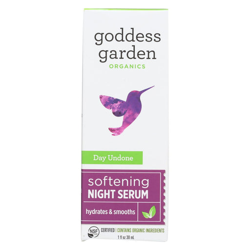 Goddess Garden Undone Sun-repair Softening Night Serum - Case Of 4 - 1 Fl Oz.