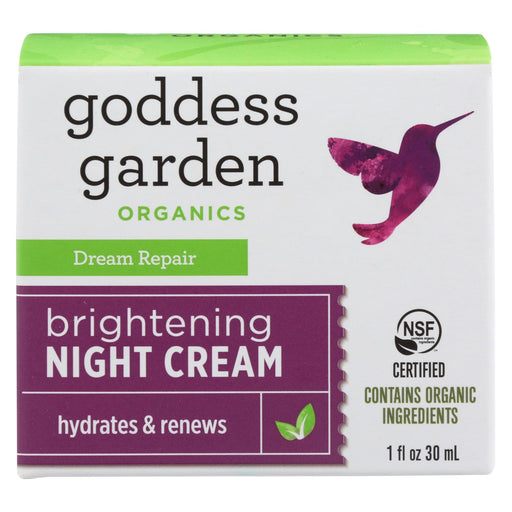 Goddess Garden Night Cream Dream Repair - Case Of 4 - 1 Fl Oz.
