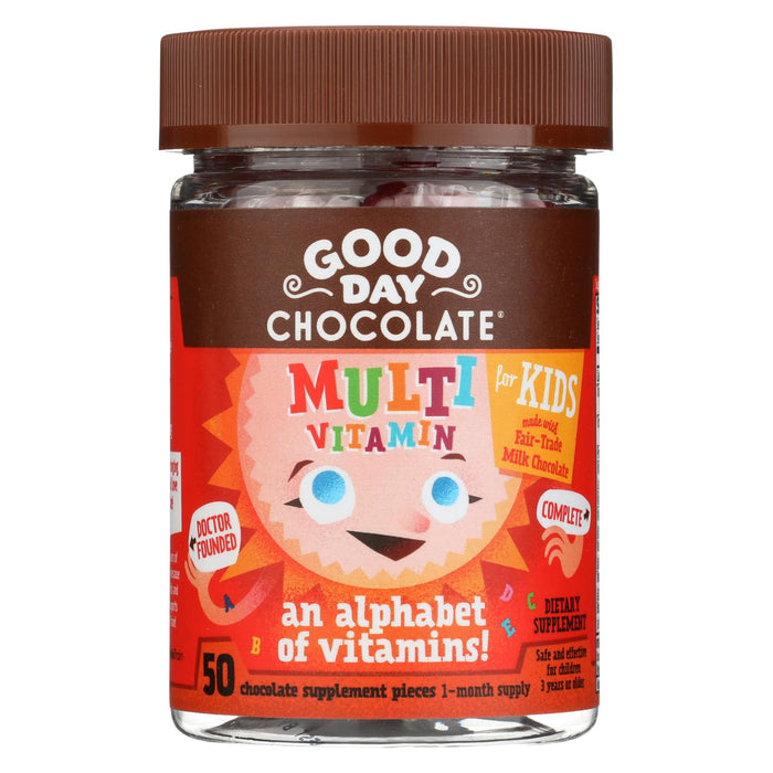 Good Day Chocolate - Multivitamin Supplement For Kids - 50 Count