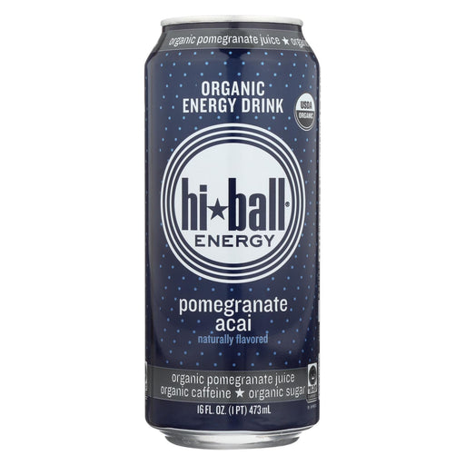 Hi Ball Energy Energy Drink - Pomegranate Acai - Case Of 1 - 8-16 Fl Oz.
