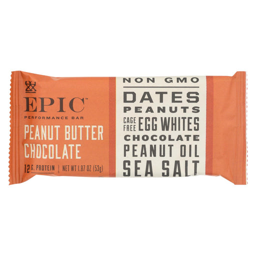 Epic - Bar Performance Peanut Butter Chocolate - Ea Of 9-1.87 Oz