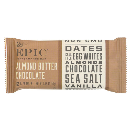Epic - Bar Performance Almond Butter Chocolate - Ea Of 9-1.87 Oz