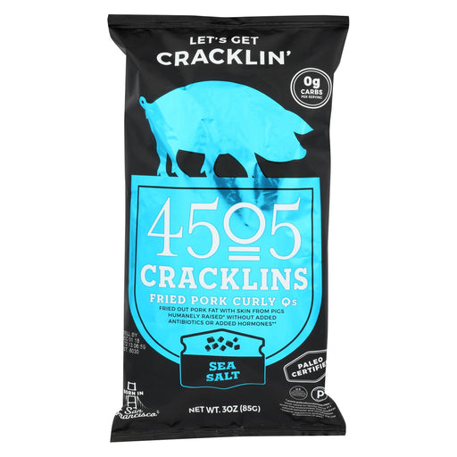 4505 - Cracklins Sea Salt - Case Of 12-3 Oz