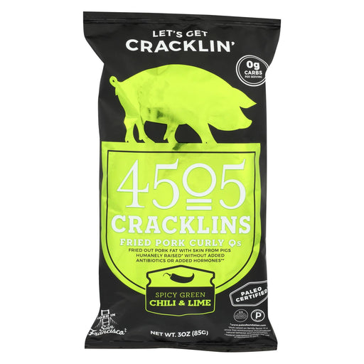 4505 - Cracklins Chili And Lime - Case Of 12-3 Oz
