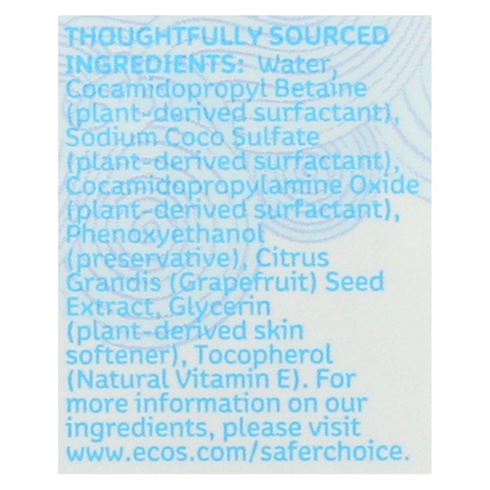 Ecos Hand Soap - Free And Clear - Case Of 6 - 8 Fl Oz.
