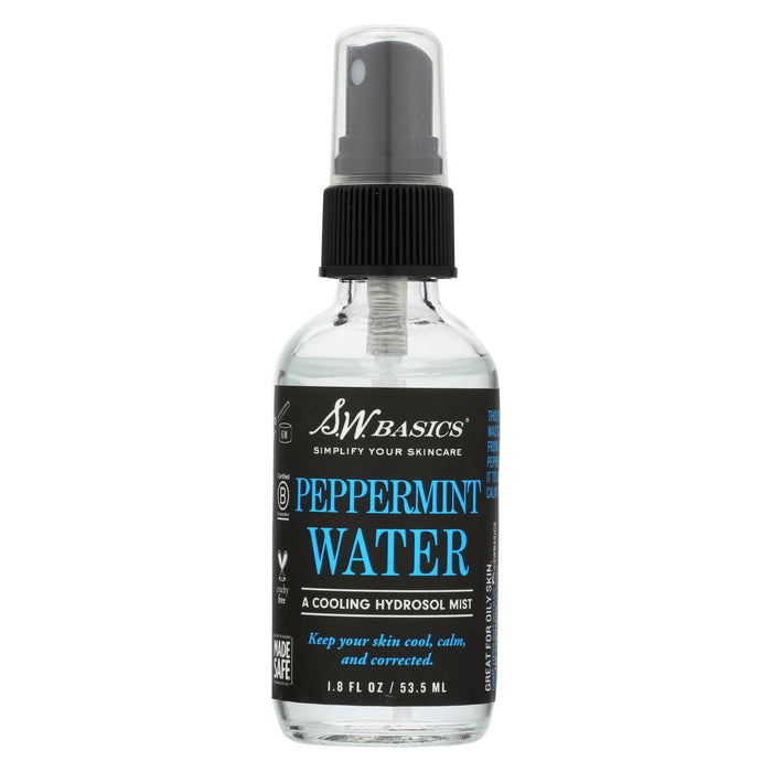 S.w. Basics - Peppermint Water - 1.8 Fl Oz.