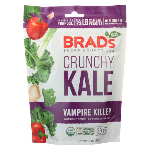 Brad's Plant Based Raw Crunch - Vampire Killer - Case Of 12 - 2 Oz.