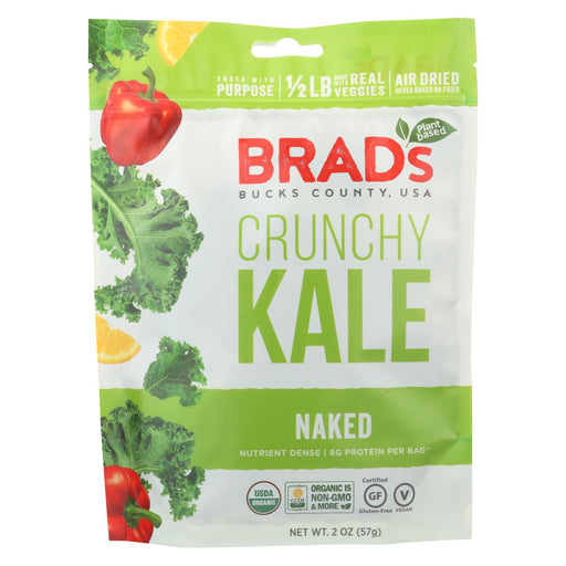 Brad's Plant Based Raw Crunch - Naked - Case Of 12 - 2 Oz.