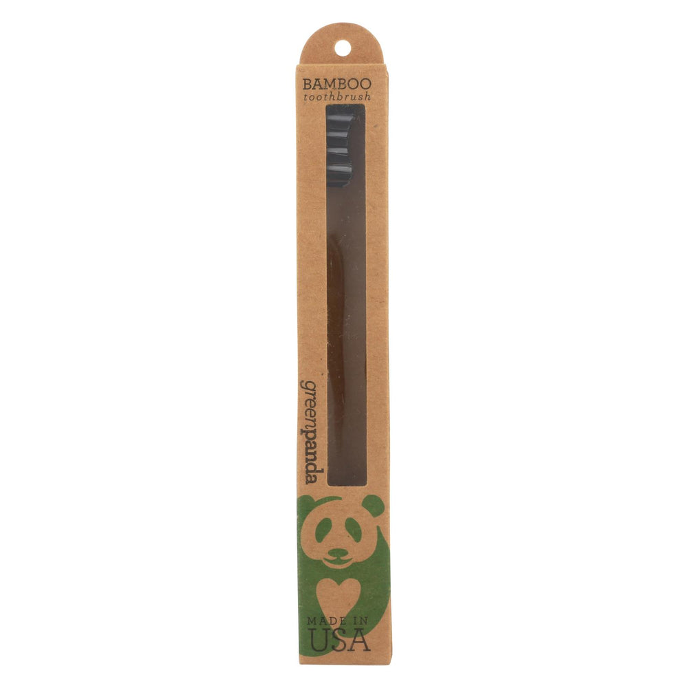 Green Panda Toothbrush - Bamboo All Natural - Case Of 12 - Count