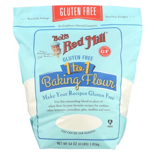 Bob's Red Mill - Baking Flour 1 To 1 - Case Of 4-64 Oz