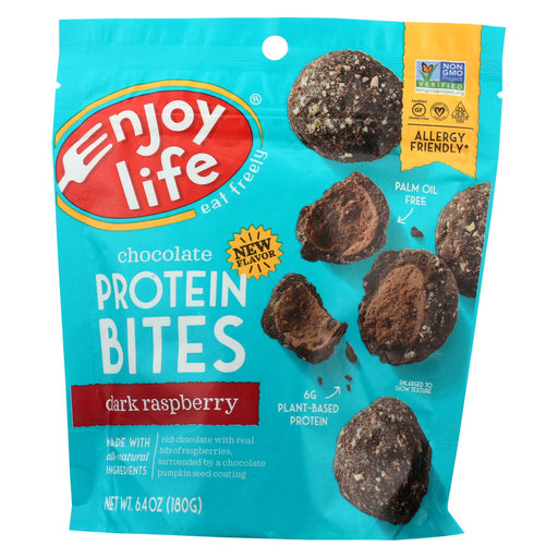 Enjoy Life Protein Bites - Dark Raspberry - Case Of 6 - 6.4 Oz.