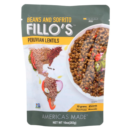 Fillo's Beans - Peruvian Lentils - Case Of 6 - 10 Oz.