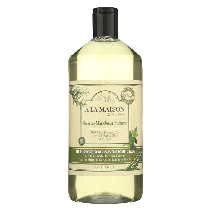 A La Maison Liquid Hand Soap - Rosemary Mint - 33.8 Fl Oz.
