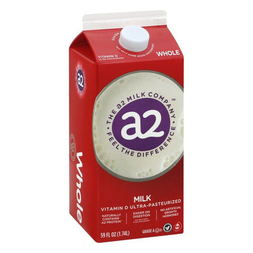 A2 Milk Whole Vitamin D Ultra-Pasteurized 59 fl oz